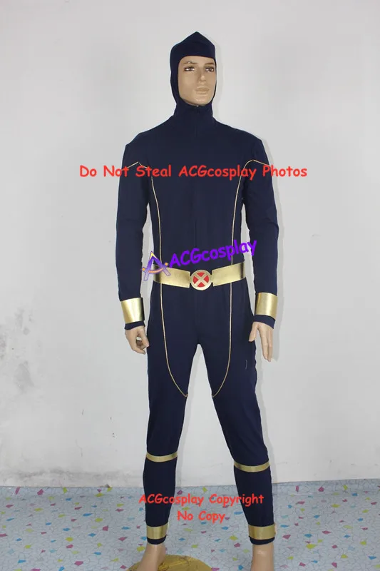 Navy Blue color Cycl ops Cosplay Costume version 3 include head mask acgcosplay costume