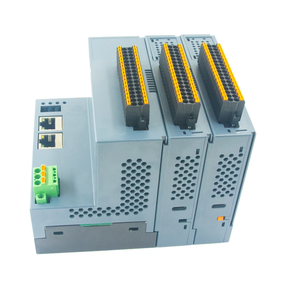 Controllo PLC industriale Quad Core Cortex-A76 Iot HMI Automazione WIFI 4G GPS PLC con modulo di espansione IO