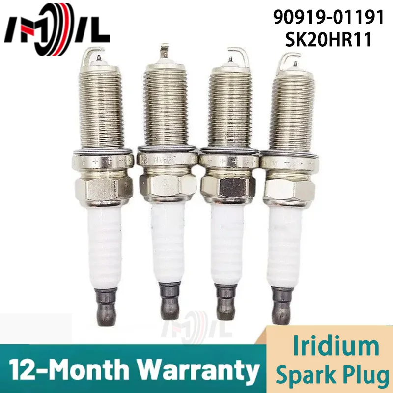

3X/4X/6X SK20HR11 90919-01191 Iridium Spark Plug For Toyota Lexus GX460 LS460 4Runner FJ Land Tundra Cruiser Sequoia Prado 90919