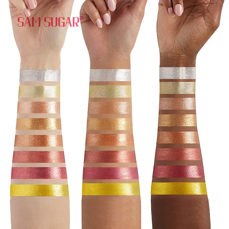 SAM SUGAR 3D Tridimensionale Illumina Contouring Powder Compatto Fiore di Rosa Evidenziatore Corpo Viso Occhi e Naso Ombra