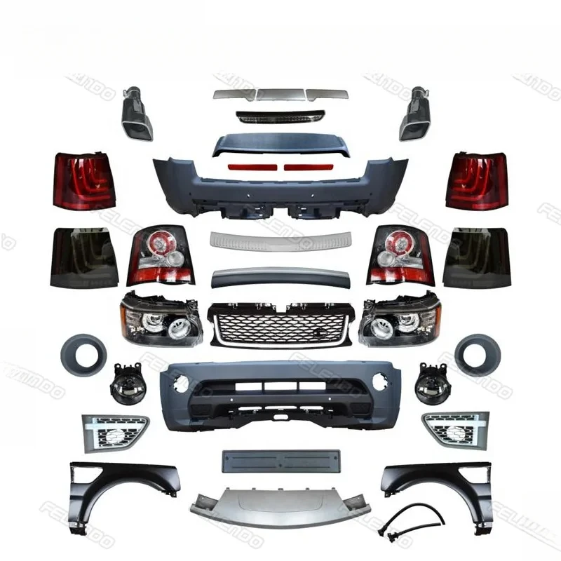 

FELENDO High Quality Car Body Kit for Range Rover Sport 2005-2009 L320 Upgr to Range a Rover 2010-2013 L320