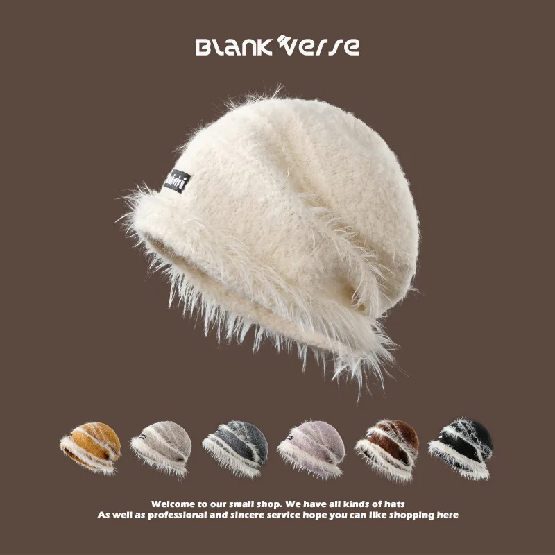 chapeu-felino-de-malha-para-mulheres-bone-com-listras-coloridas-protecao-auricular-cem-la-pilha-fria-exterior-outono-inverno-m576