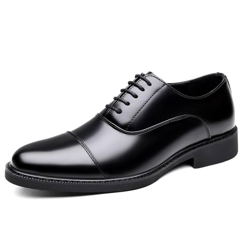 High Quality Men Genuine Leather Shoes Luxury Designer Oxford Shoes Male Business Office Brogue Dress Shoes for Men Wedding Shoe