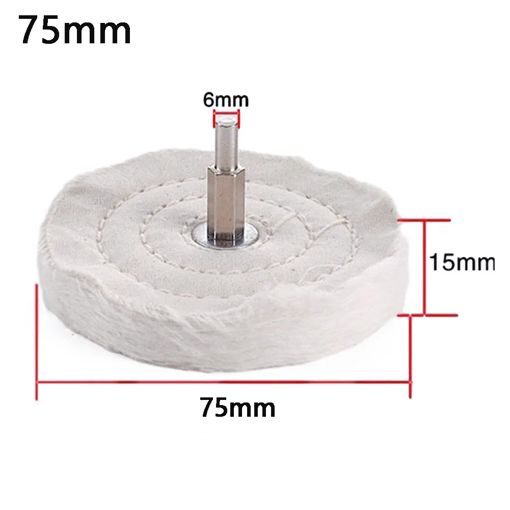 Cloth Polishing Wheel 50-100mm Buffing Wheel Pad For Drill Buffing Grinder Grinding Sanding Head Abrasive Buffing Wheel