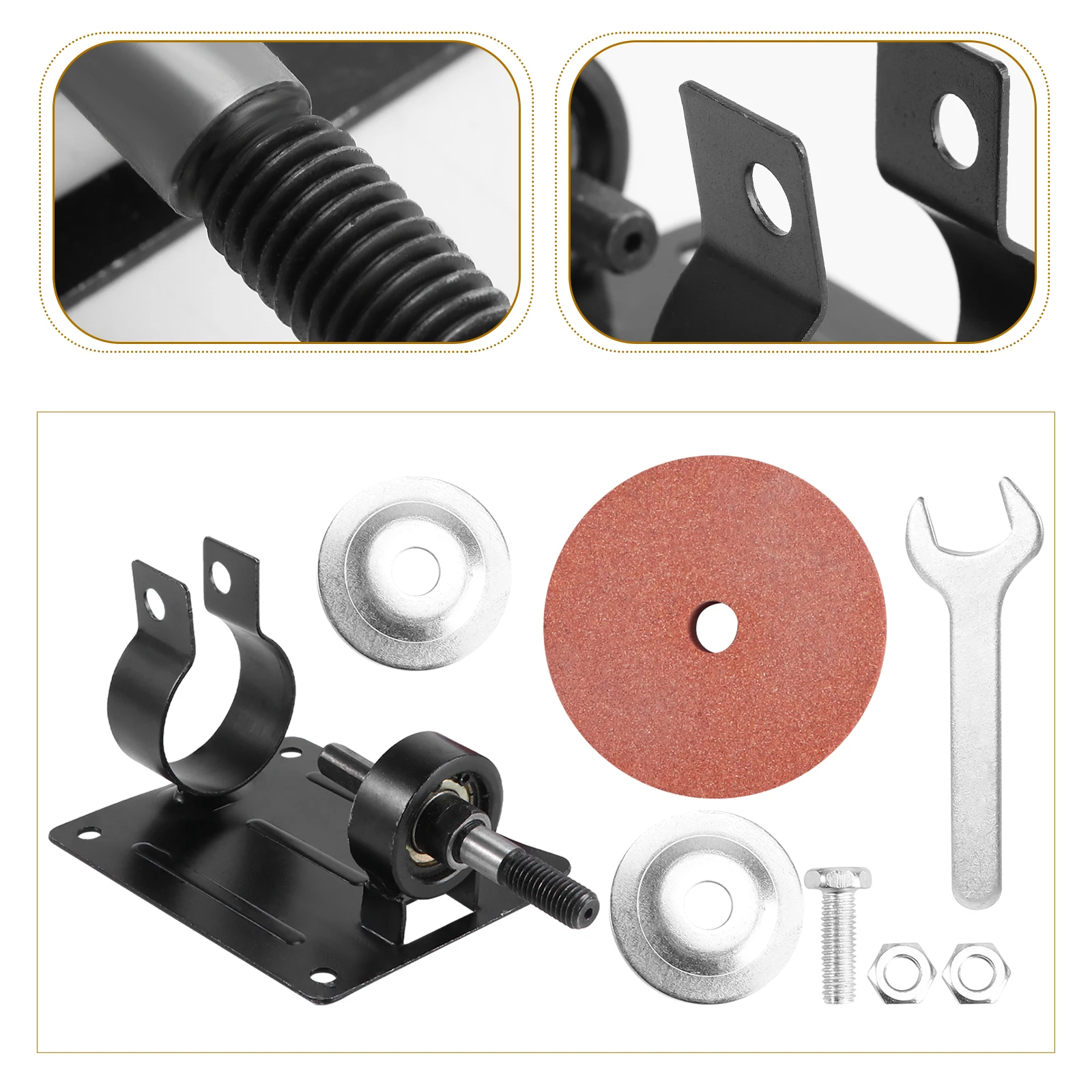 

Electric Drill Grinder Base 13mm S Wheel Durable Compact Grinding Machine Fixing Rack Practical Long Tool