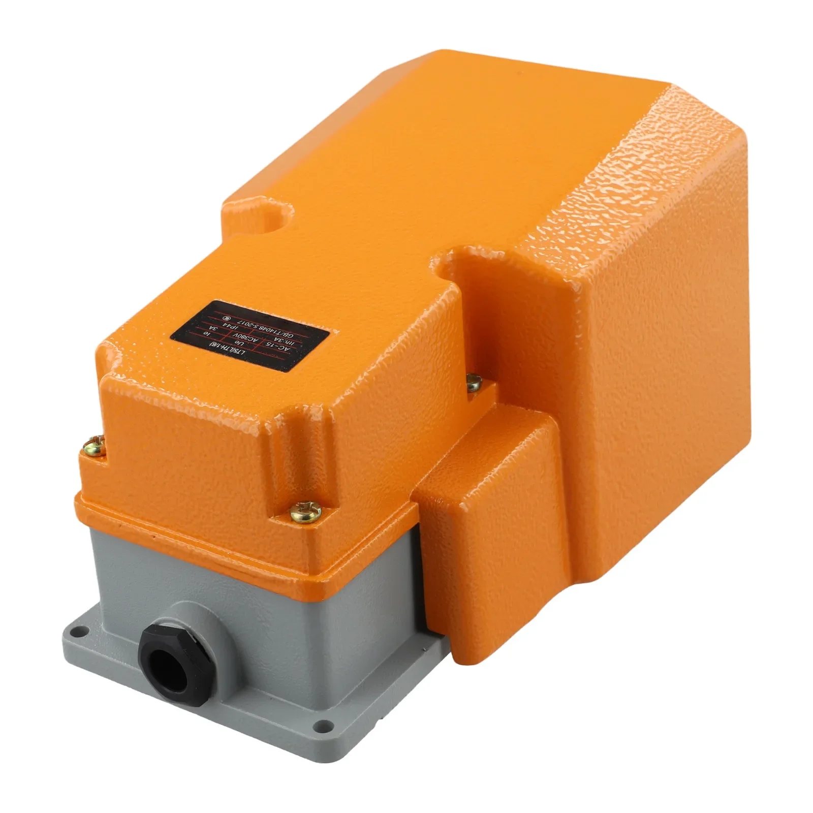 

Желтая педаль-переключатель с защитой от случайного включения, встроенный механизм активации ногой, предотвращение случайного включения