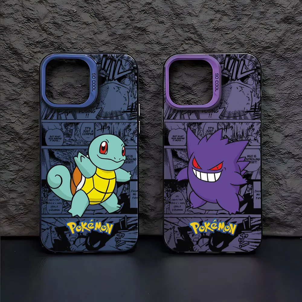 Anime Pokémons Hot Pikachus Phone Case For iPhone 16 15 14 13 12 11 mini Pro Max X XR XSMAX 8 7 Plus Anti Fall Matte Back Cover - náhled 3
