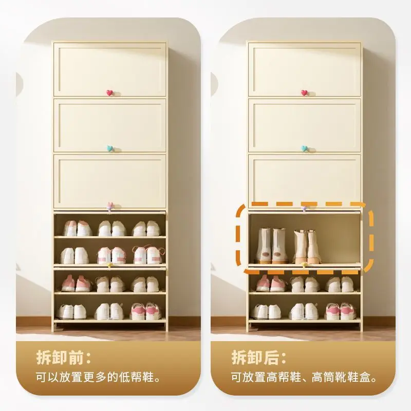 khusus. [-Bukti dan Tahan Lama] 2025 Lemari Sepatu Baru Kapasitas Besar Rak Sepatu Besar Lorong Masuk Rumah Multi-Laye