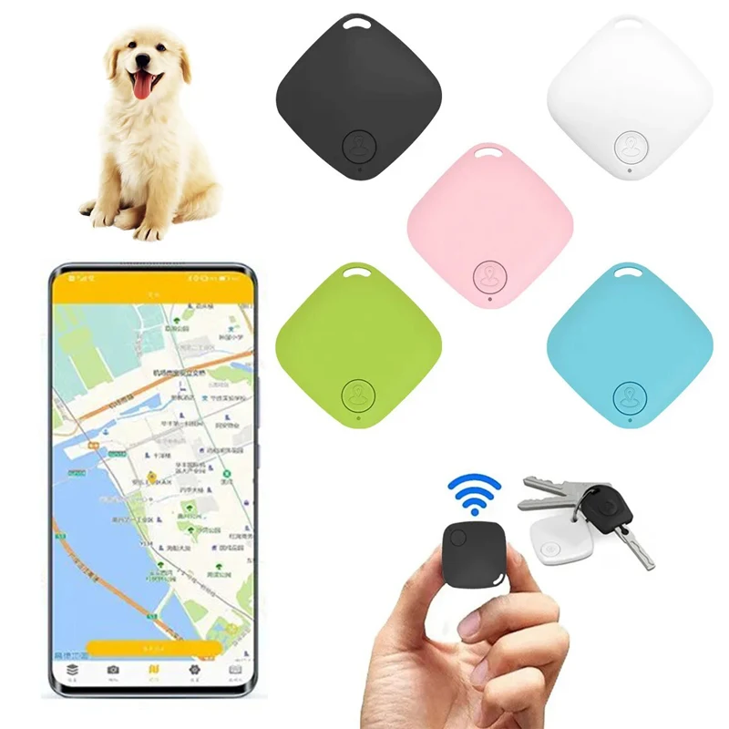 Mini GPS Tracker Anti-Lost Pet Kids portafoglio portachiavi posizionamento Smart Bluetooth trova localizzatore Tag promemoria allarme per Ios Android