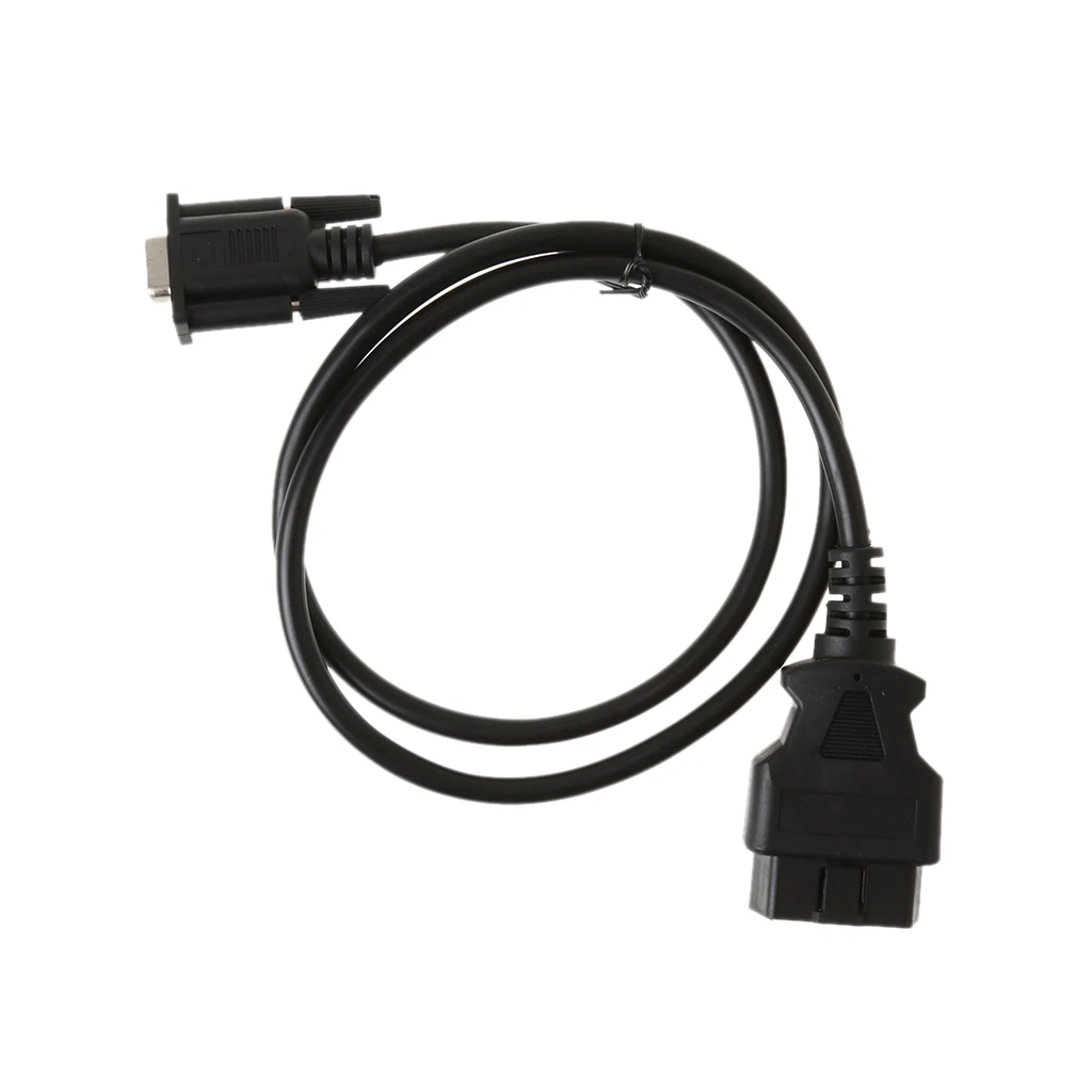 OBD2 16-pin Male to 9-pin DB9 Adapter Cable Diagnostic Connector Universal