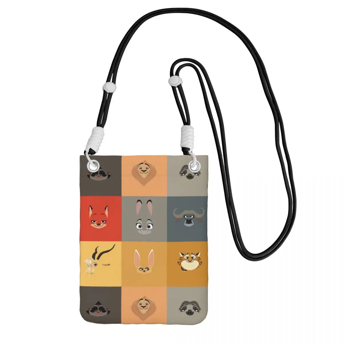 

Сумка для мобильного телефона Zootopia на заказ для женщин и мужчин, модная сумка через плечо с героями мультфильмов, сумка через плечо, сумка для губной помады, мини-кошелек на плечо, кошелек