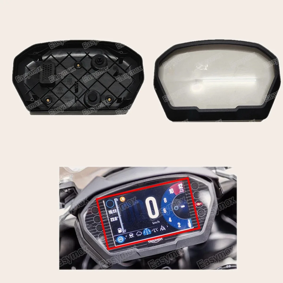 Motorcycle Dashboard Glass Panel Cover Touch for TRIUMPH Tiger 800 1200 Street Triple Speedometer  Repair