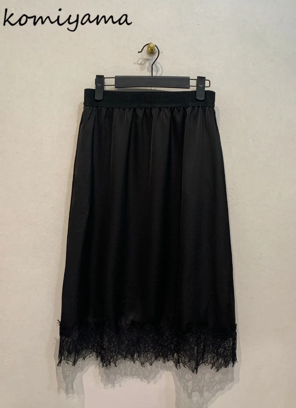 

Lace Spliced Skirt Temperament Loose Ropa Mujer Japan Vintage Fashion Skirts High Waist Faldas Woman 2025 Autumn New Clothes