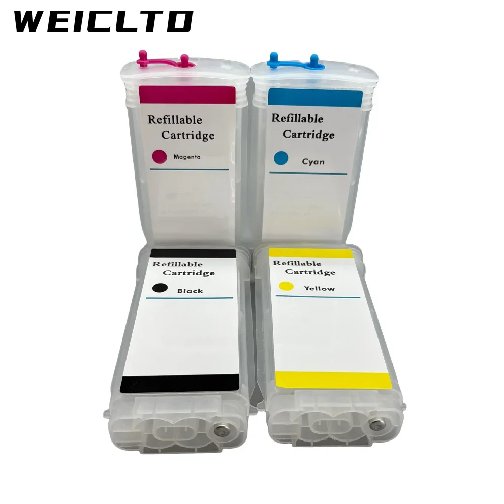 130ML HP 82 HP82 4PC/Set Refill Ink Cartridge with ARC Chip for HP Desngijet 510 Printer with Permanent Chip