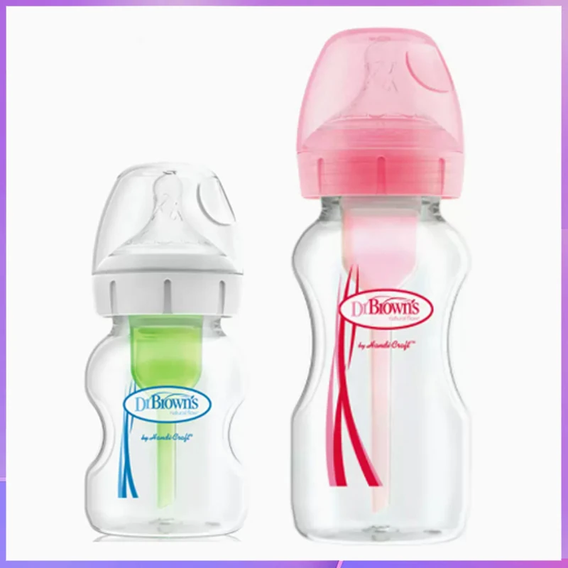 Dr. Brown's newborn baby bottle / 150ML + 270ML combination set / can choose PP and PPSU / wide diameter