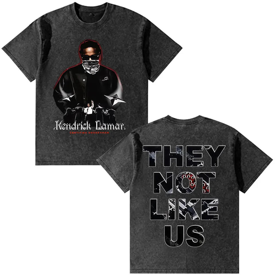 Rapper Kendrick Lamar They Not Like Us T-shirt Men Women Fashion