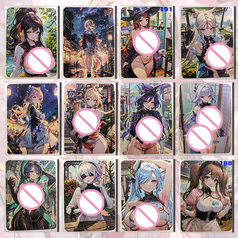 Goddess Story Hot and rolling A6 card Shenhe Sangonomiya Kokomi Nakano Miku YoRHa No.2 Type B ACG boy collection Birthday gift