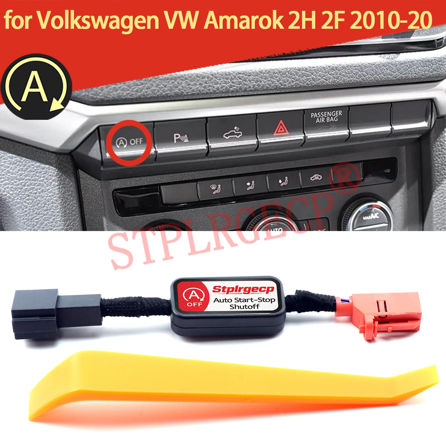 For Volkswagen VW Amarok 2H 2F 2010-2020 Car Stop Start Engine System Off Device Control Sensor Plug Stop Cancel