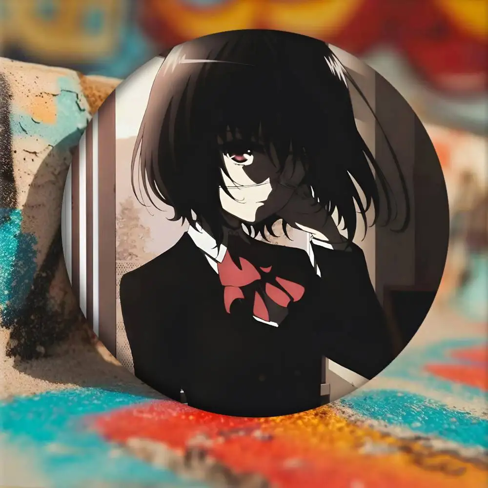 كارتون آخر أنيمي مانغا شارات مستديرة الكرتون بروش الملابس حقيبة الظهر الملحقات Lapelnd Laserh