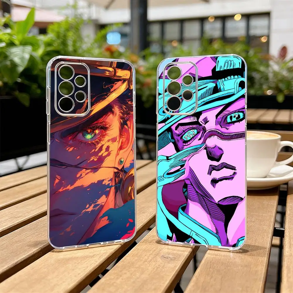 Jotaro Kujo Star Platinum  Phone Case For Samsung S25,S24,S21,S22,S23,S30,Ultra,S20,Plus,Fe Transparent Cover