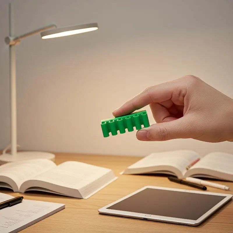 3D Printed Desk USB Cord Holder Clips 5Pcs Multi Slot Cable Organizer for Home Office Desktop Wire Sorting