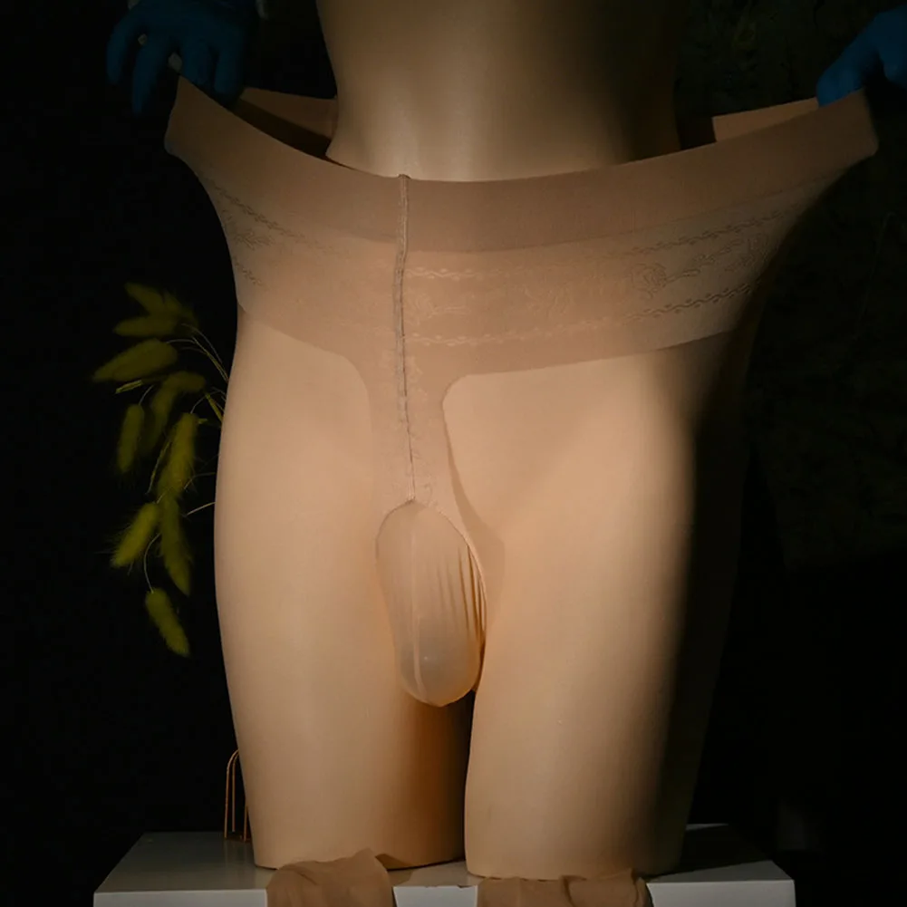 

1 шт., мужские сексуальные колготки, прозрачные чулки, одежда для сна, эластичные прозрачные ультратонкие чулки для тела, колготки для геев, оболочка