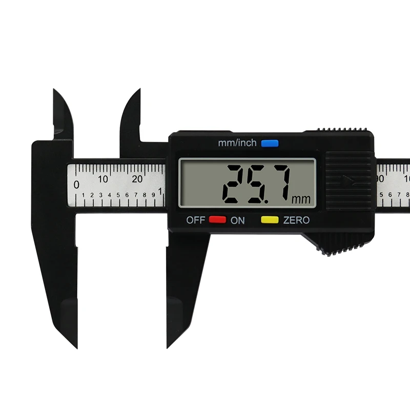 New 150mm Electronic Digital Caliper Carbon Fiber Dial Vernier Caliper Gauge Micrometer Measuring Tool Digital Ruler