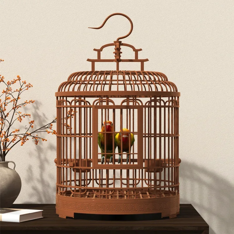 

Household large portable cage for outdoor use, tiger skin Xuan Feng special new ornamental bird cage