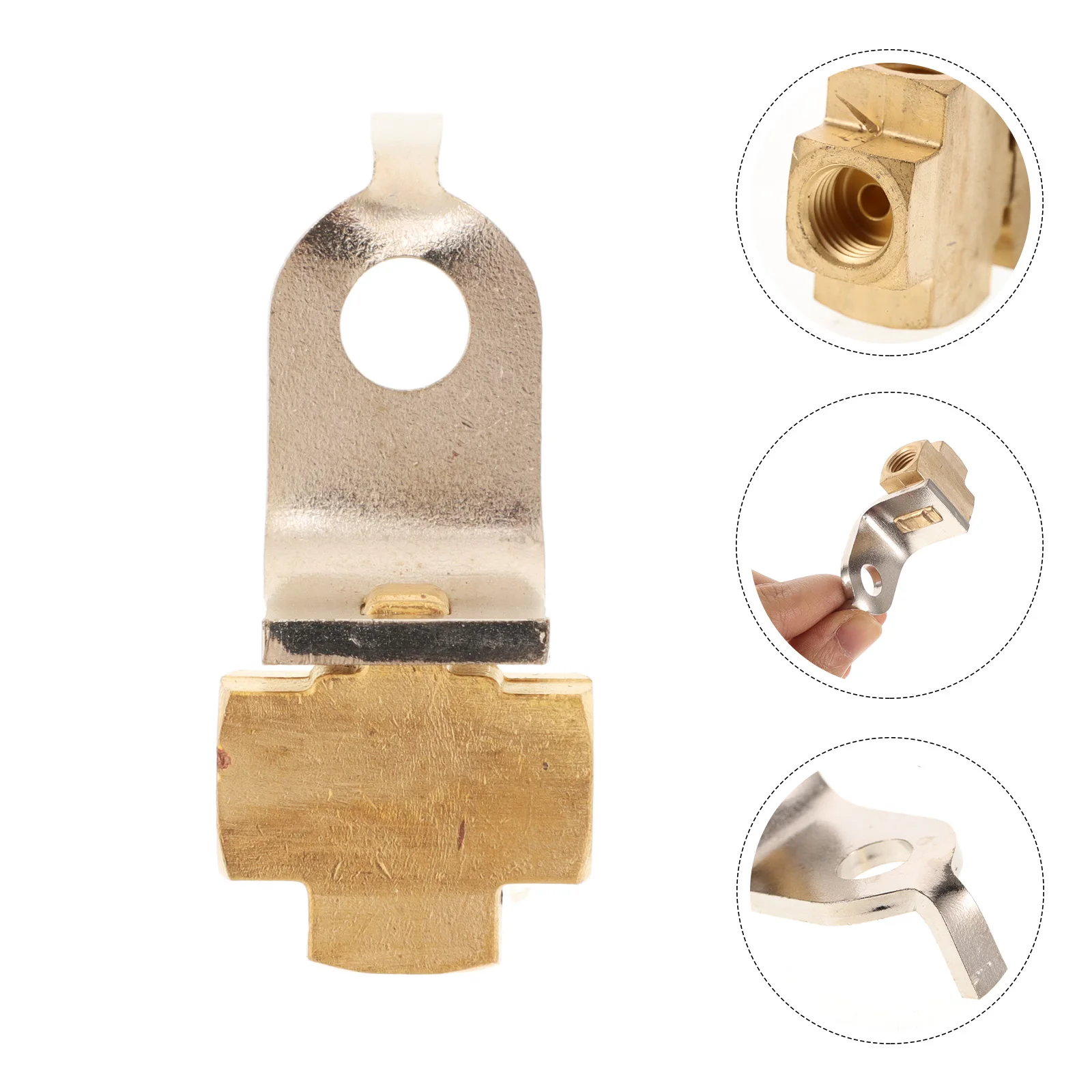 

Tee Oil Pipe Automotive Brake Line Fittings 3 Way Connector Brass American Style