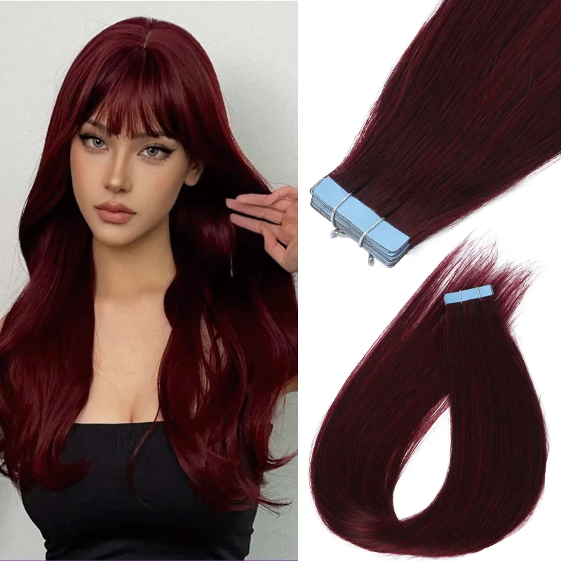 

Лента в человеческих волосах расширения 12-24" машина реми лента вводит мягкую текстуру LONG-LASTINGWEAR удобный невидимый синтез для женщин