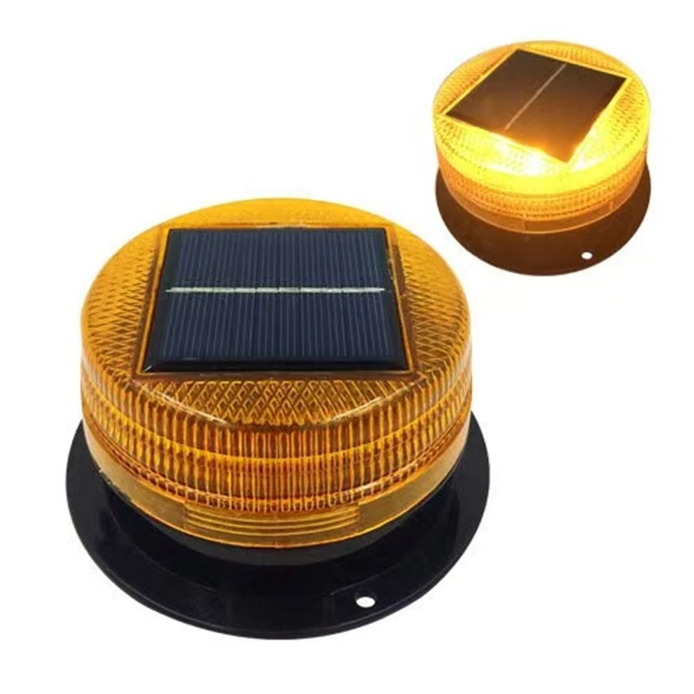 Magnetic Car Roof Blinking Light High-light Energy Efficient Night LED Solar Warning Light Emergency Signal Automatic Sensor