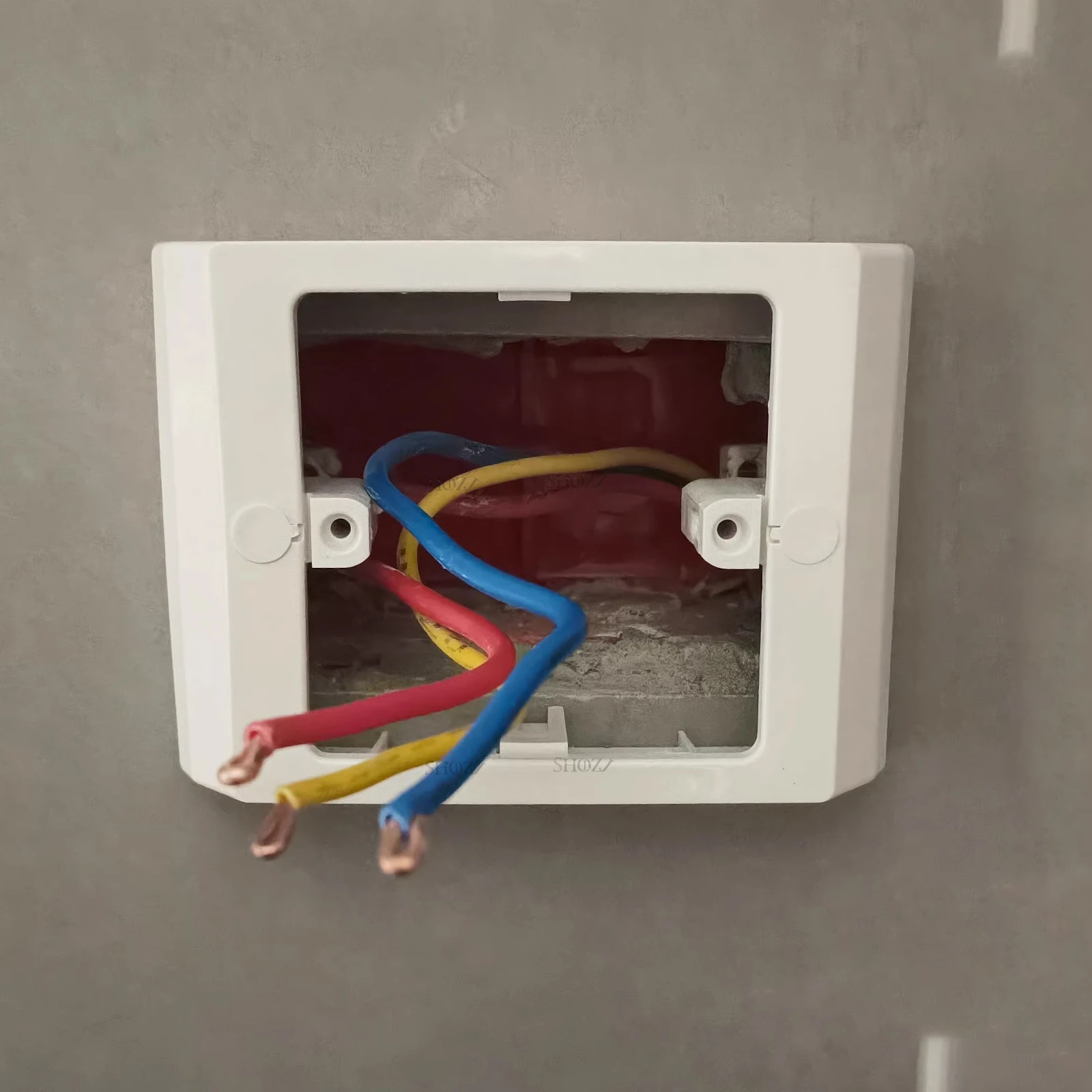 118 type switch to 86 type thermostat intelligent switch special switch bottom box base conversion panel