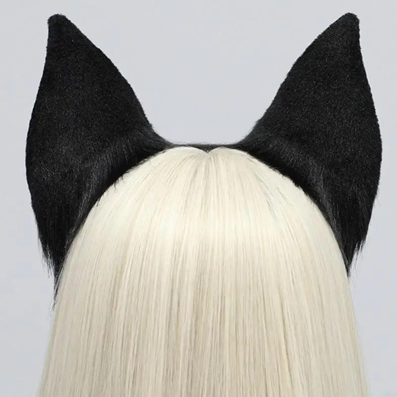 M6CD حفلة تنكرية Hairhoop الاصطناعي الشيطان الأذن عقال تأثيري حلي هيرباند