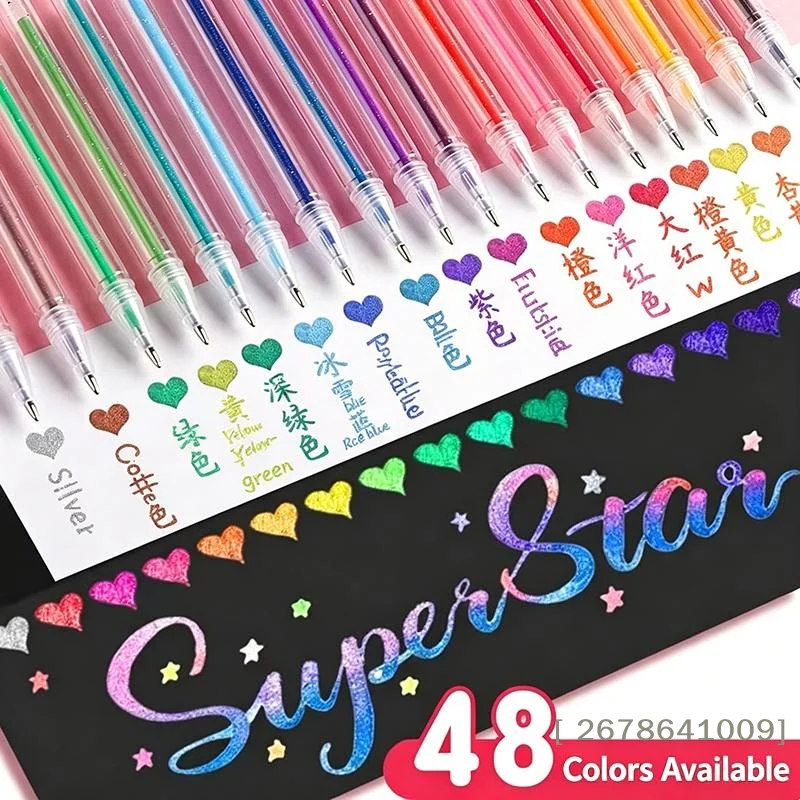 ⚑24/36/48PCS Glitter Gel Pen S - Gel Ink Pen Set review and price