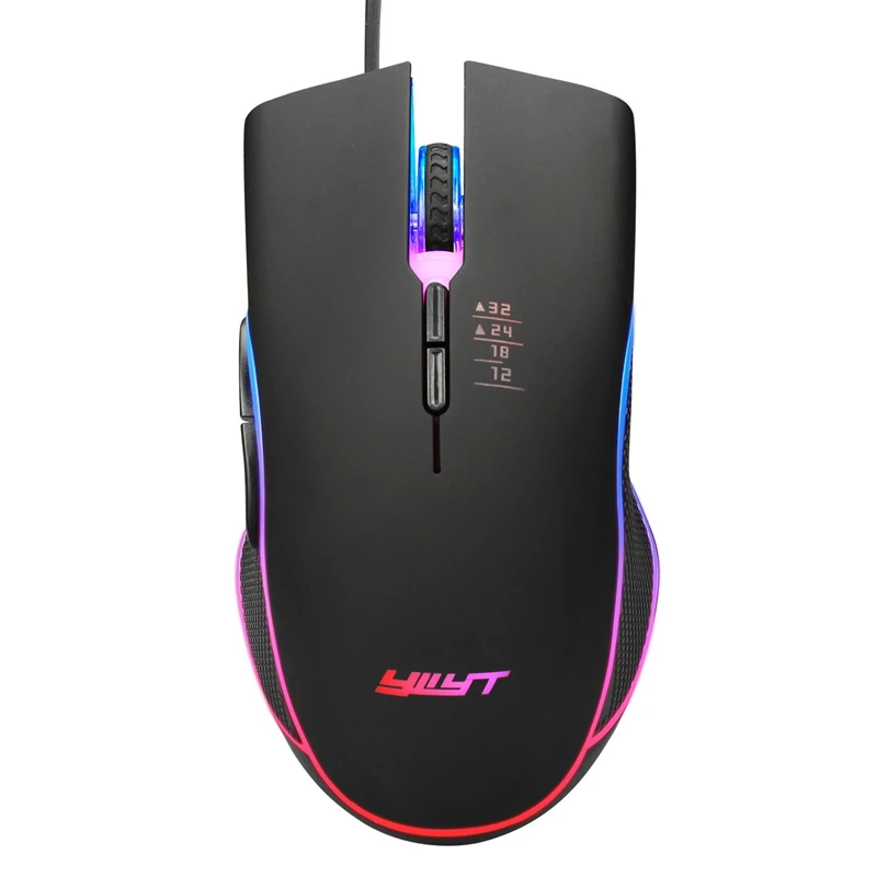 YWYT Optical Gaming Mouse 7-Button Mouse Wired Optical Mouse 3200 DPI Mouse For Office Players