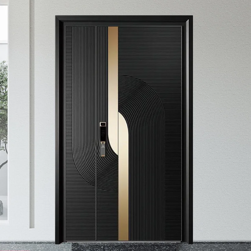 Anti-theft Class A home entry household child and mother door with smart lock silent anti-prying door deposit