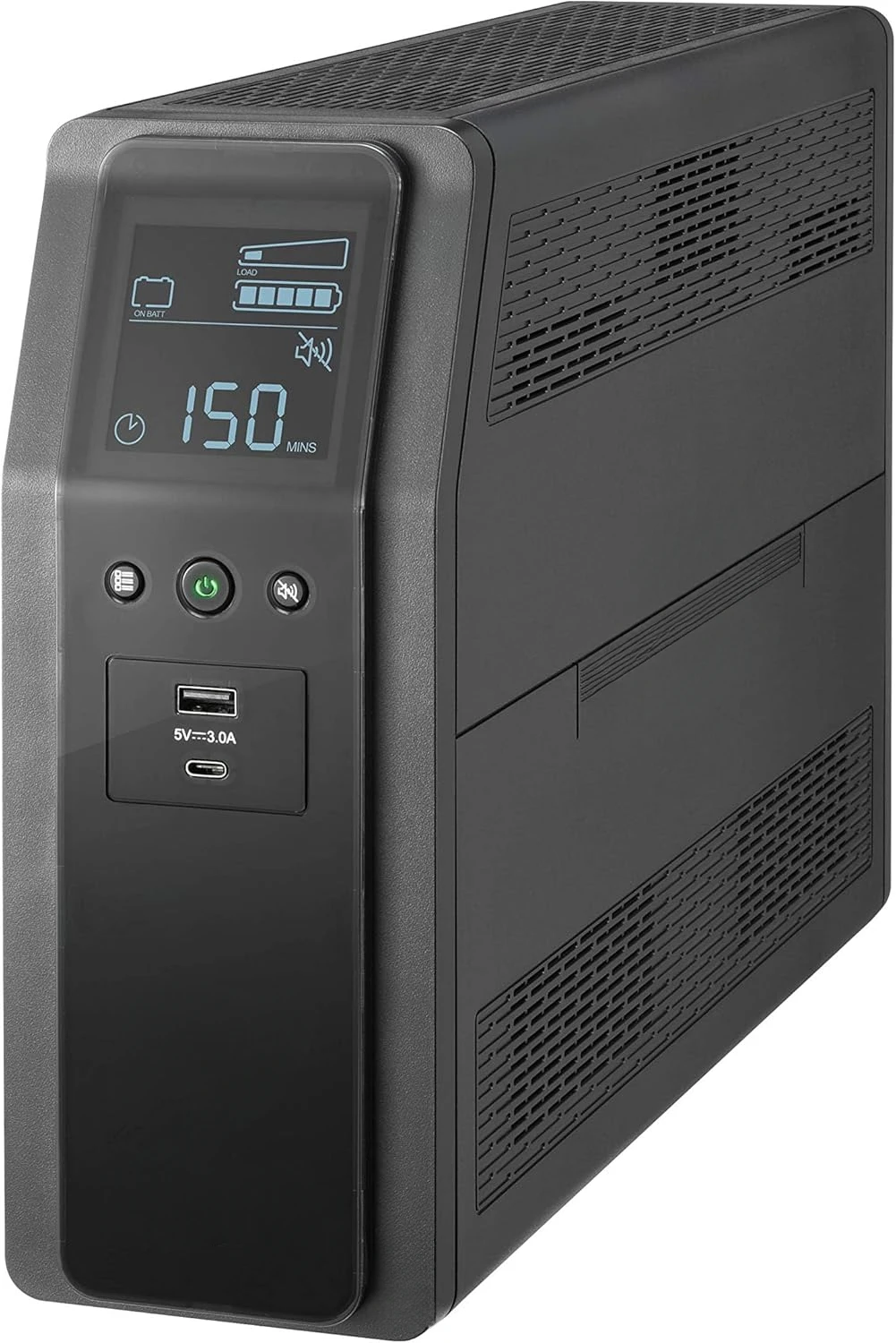 UPS 1500VA Sine Wave UPS Battery Backup, BR1500MS2 Backup Battery Power Supply, AVR, 10 Outlets, (2) USB Charger Ports