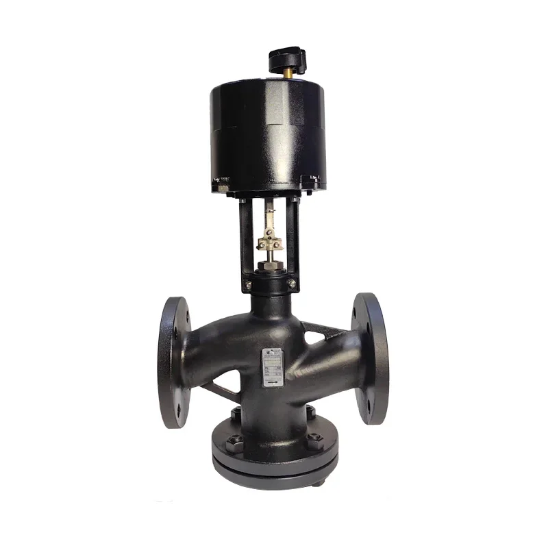 

1/2' AC24V Carbon Steel Water Flow Valves Steam 2/3 Way Flow Regulating Valve 4-20MA Electric Flow Control Valve