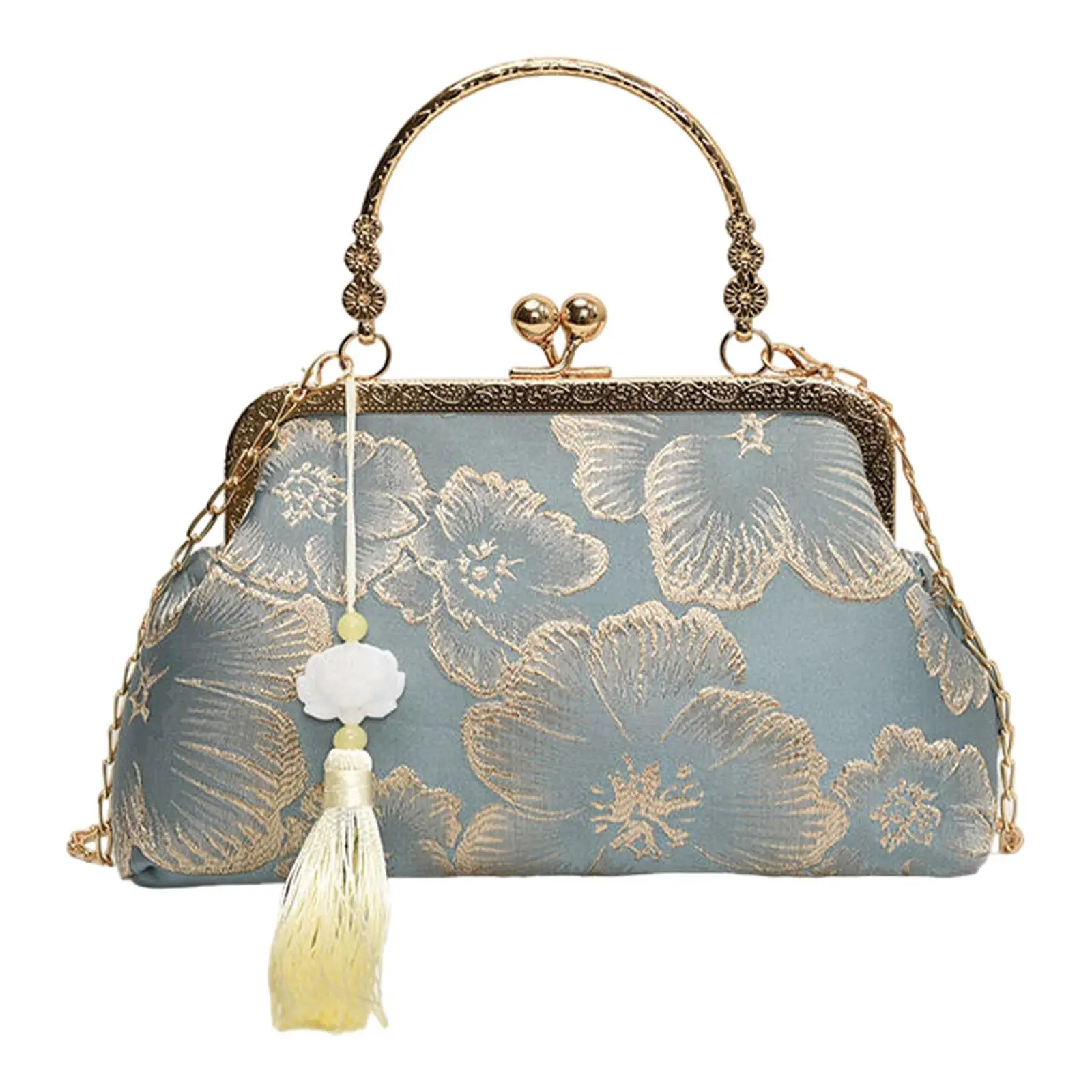 محفظة كيس لوك كروس بودي مع حقيبة كتف بسلسلة وحزام على شكل سلسلة