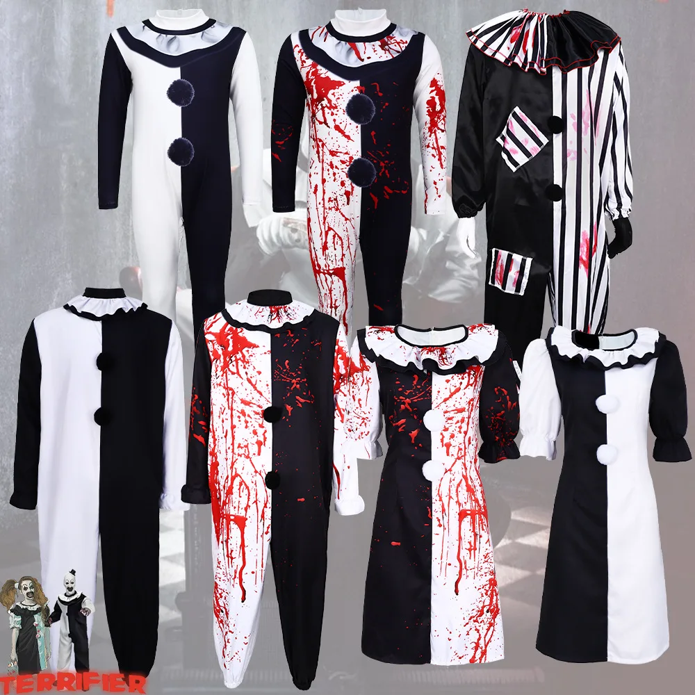 

Bloody Soul-Broken Clown Halloween Horror Role Playing Clown Cosplay Cosplay Costume Stage Performance Costume