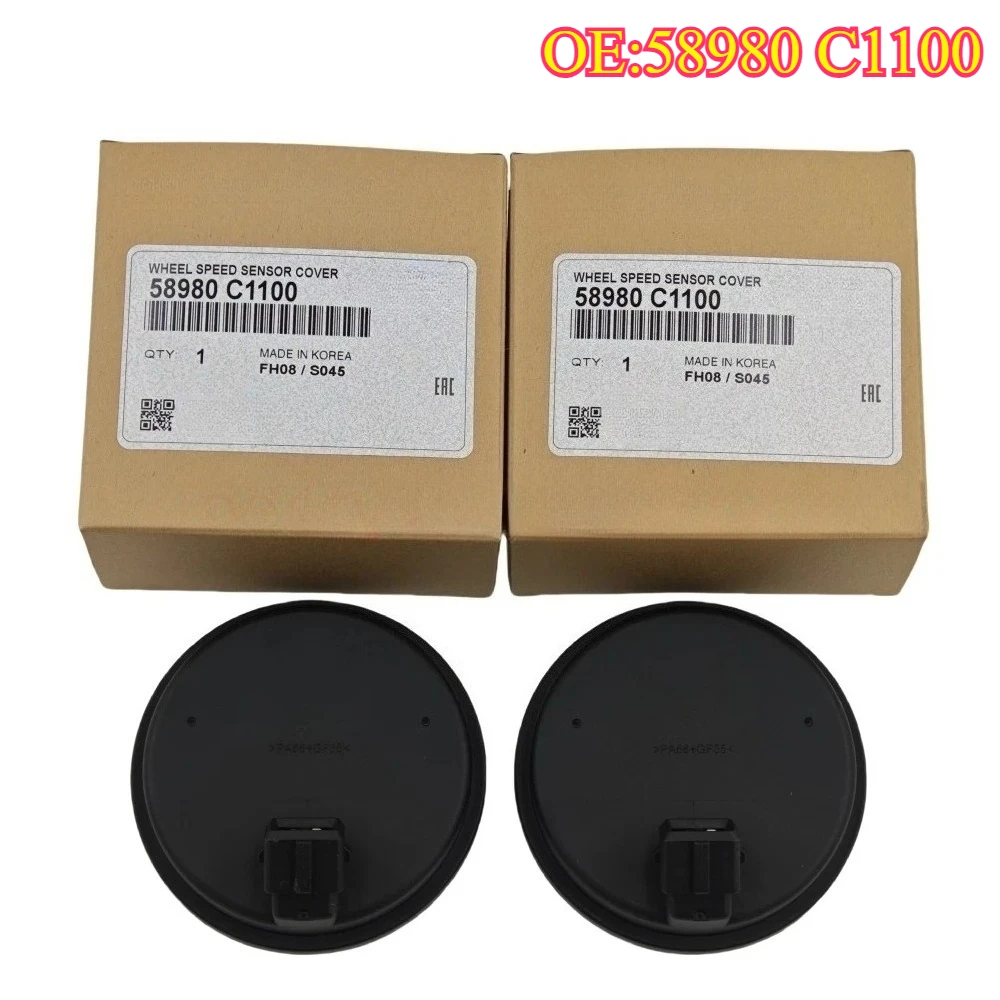 

High quality New For 58980 C1100 58980-C1100 2 PCS ABS Rear Wheel Bearing Speed Sensor For HYUNDAI Veloster Sportage