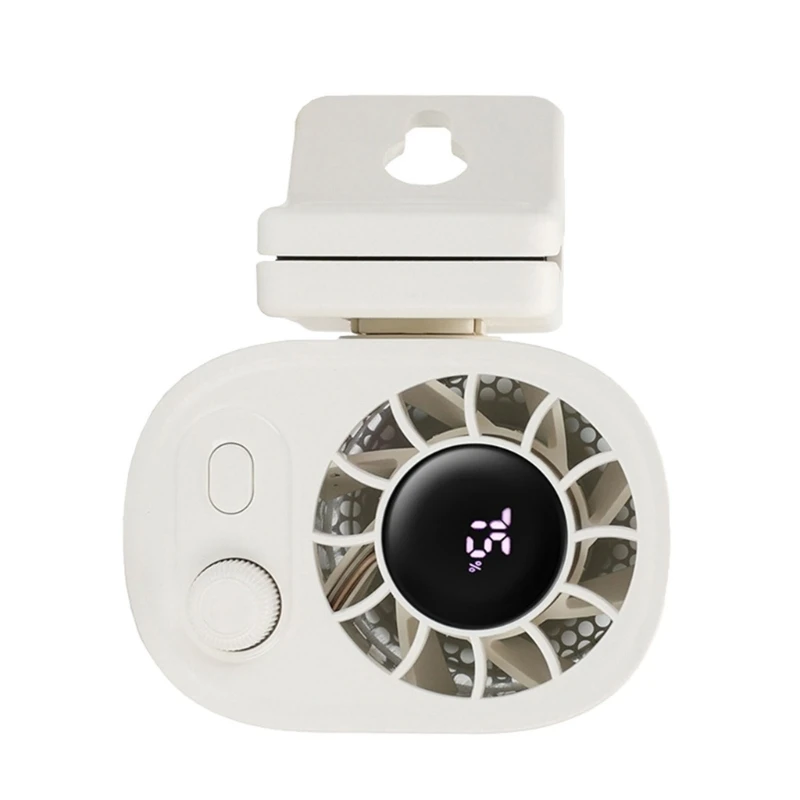 USB Desk Fan Rechargeable Battery تعمل على تشغيل جهاز تبريد مشبك قابل للتعديل لمحطات العمل خيمة حضانة