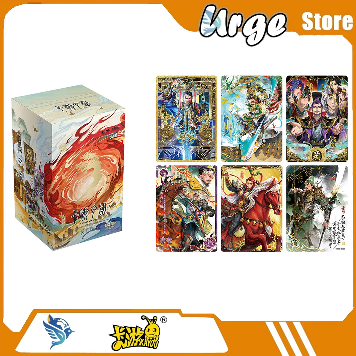 kayou-2026-new-‌three-kingdoms-collection-card-periphery-character-surprise-gift-like-trendy-toys-hero-ornament-rare-boy