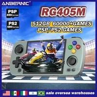 ANBERNIC RG405M Portable Handheld Game Console Android12 System 4inch IPS Touch Screen Unisoc Tiger T618 PSP PS2 512G 60000games