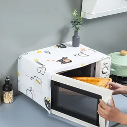 Waterproof Microwave Oven Covers Grease Proofing Storage Bag Double Pockets Dust Covers Microwave Oven Hood Kitchen Accessories