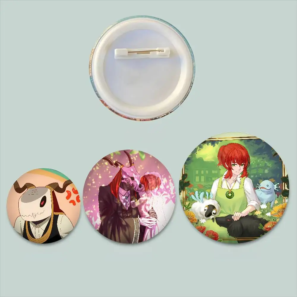 T-The Ancient Magus Bride Badges Fun Creative Button Pins Brooches For Clothes Backpacks Good Gifts For Kids Friends