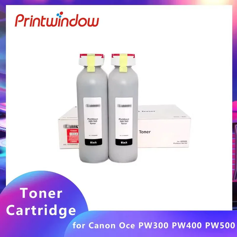 

1 box 2 pieces Original Toner Cartridge Black Blue For Canon Oce TDS700 TDS750 PW300 PW340 PW350 PW360 1070064604 1070066402