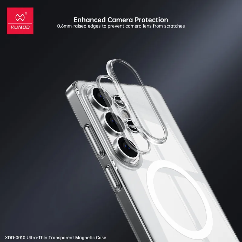 

For Samsung Galaxy S26 Ultra Magnetic Case XUNDD Ultra-thin Premium Hard PC Transparent Suction Phone Cover