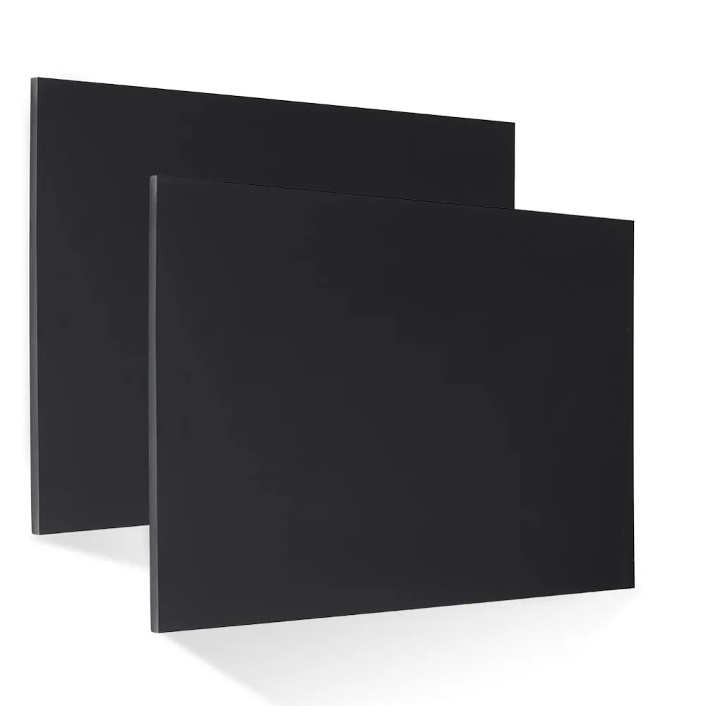 

2Pcs 1/4 Inch Thick HDPE Sheet 12 x 8 Inches High Density Polyethylene Sheets Rectangle Solid Plastic Board for Industrial