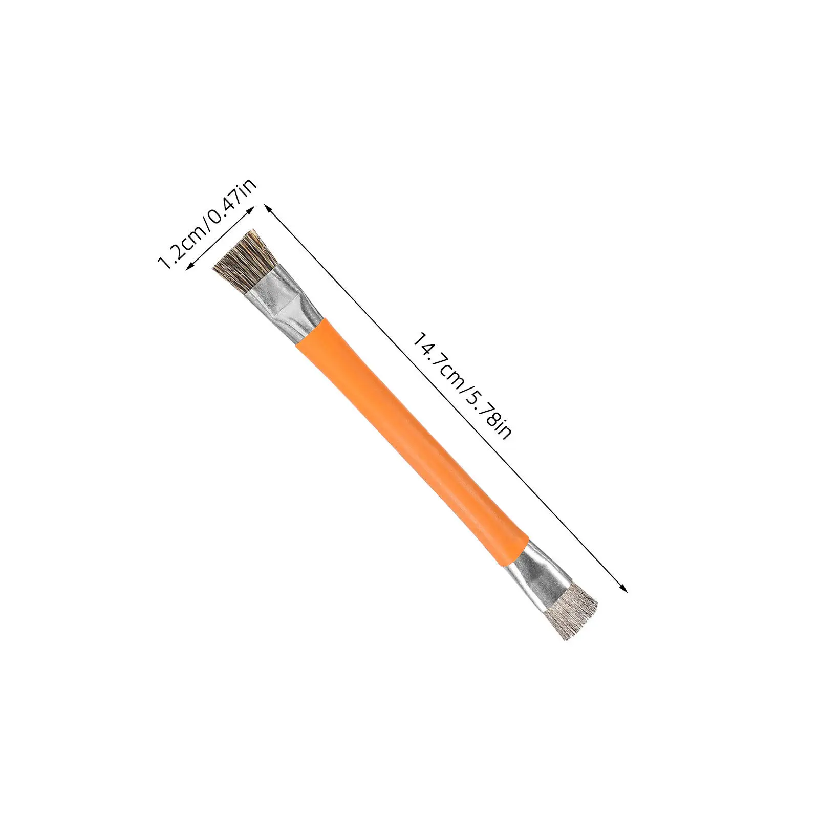 4Pcs Motherboard Cleaning Brush Double Ended Hard Wire Bristles Steel Handle for Pcb Solder Pads Ic Cleaning Esd Safe Electronic